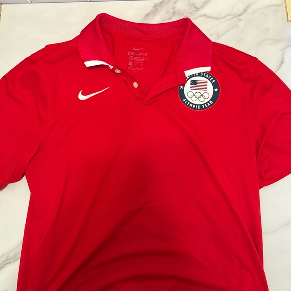 Nike official Team USA polo. Red. Size small. - Picture 1 of 3